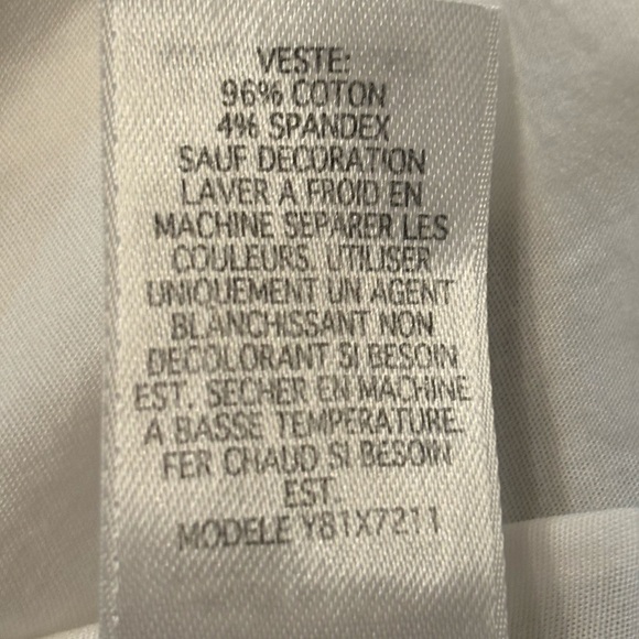 Y2K Guess Button Down Pleated Puffy Sleeves Stretch Blouse - Picture 10 of 10